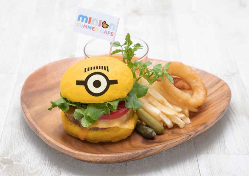 「MINION SUMMER CAFE」ミニオン・チーズバーガー