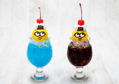 「MINION SUMMER CAFE」ミニオン ソーダフロート／コーヒーフロート