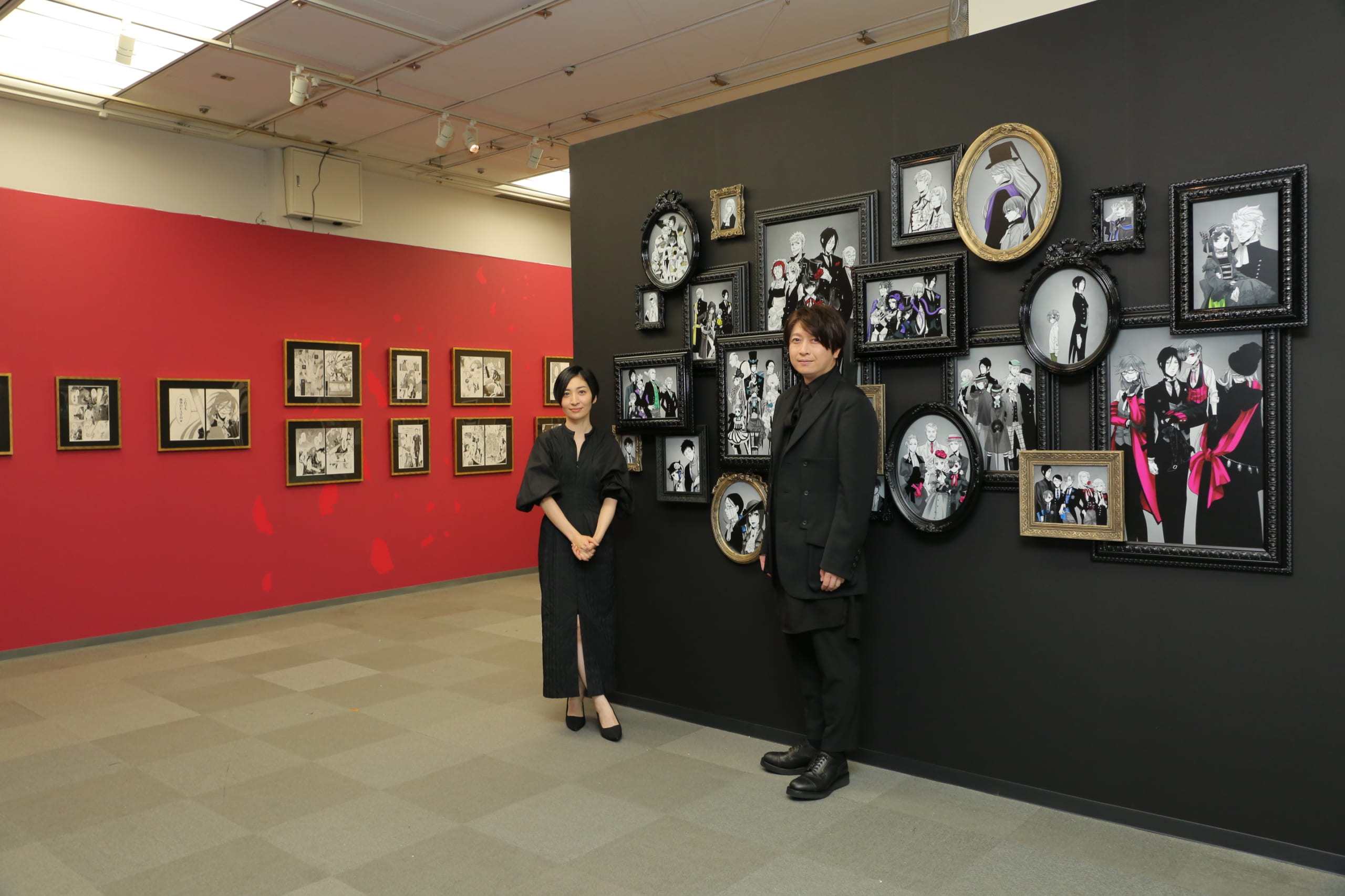 小野大輔さん&坂本真綾さんが「黒執事展」に来場！小野さん「とても幸せな気持ちです。」