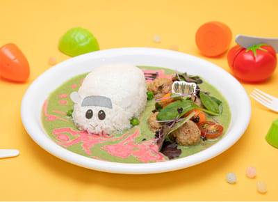 「Mogu Mogu モルカー Restaurant」ゾンビとランチ　シロモがゾンビに？グリーンカレー