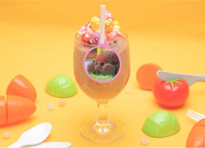 「Mogu Mogu モルカー Restaurant」むしゃむしゃおそうじポップコーンスムージー