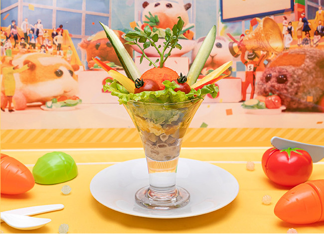 「Mogu Mogu モルカー Restaurant」プイプイレーシング　トロフィーサラダ