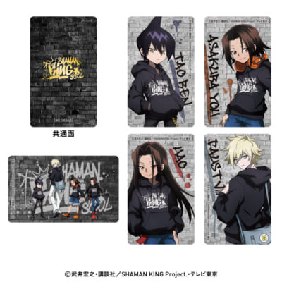 「SHAMAN KING TSUTAYA限定POP UP SHOP」購入特典：ノベルティトレーディング金箔押しカード（全5種）