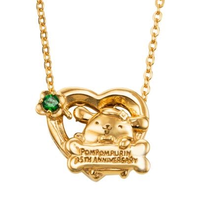 「ポムポムプリン25周年記念」アクセサリー シルバーネックレス　¥11,000