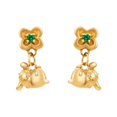 「ポムポムプリン25周年記念」アクセサリー シルバーピアス　¥13,200