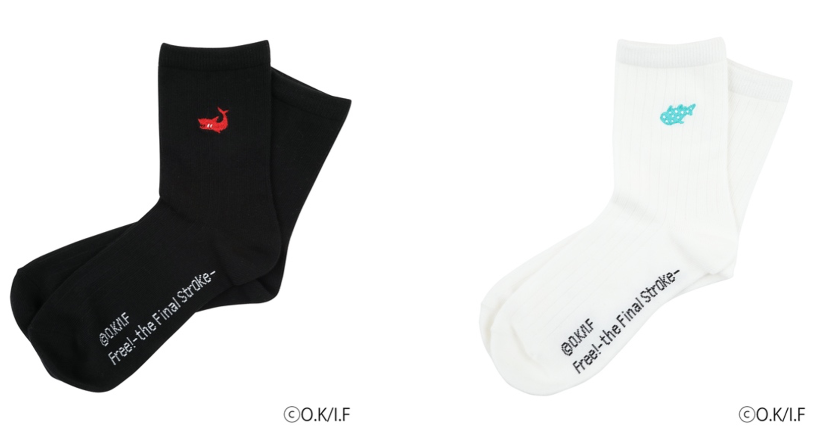 劇場版 Free!–the Final Stroke–×ZOZOTOWN Animal motif socks　凛＆宗介