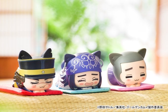 「ゴールデンカムイ」キャラが“お昼寝する猫”に！お腹やお尻のこだわりが凄いプライズ発売