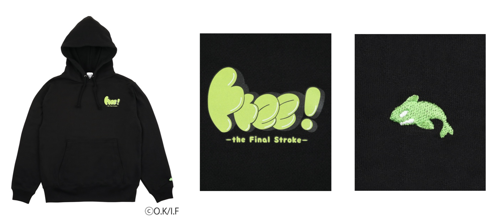 劇場版 Free!–the Final Stroke–×ZOZOTOWN Original logo hoodie 真琴