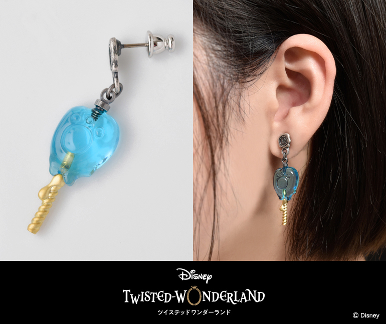 Disney Twisted-Wonderland Collection 「グリム」ロリポップキャンディ ピアス,イヤリング