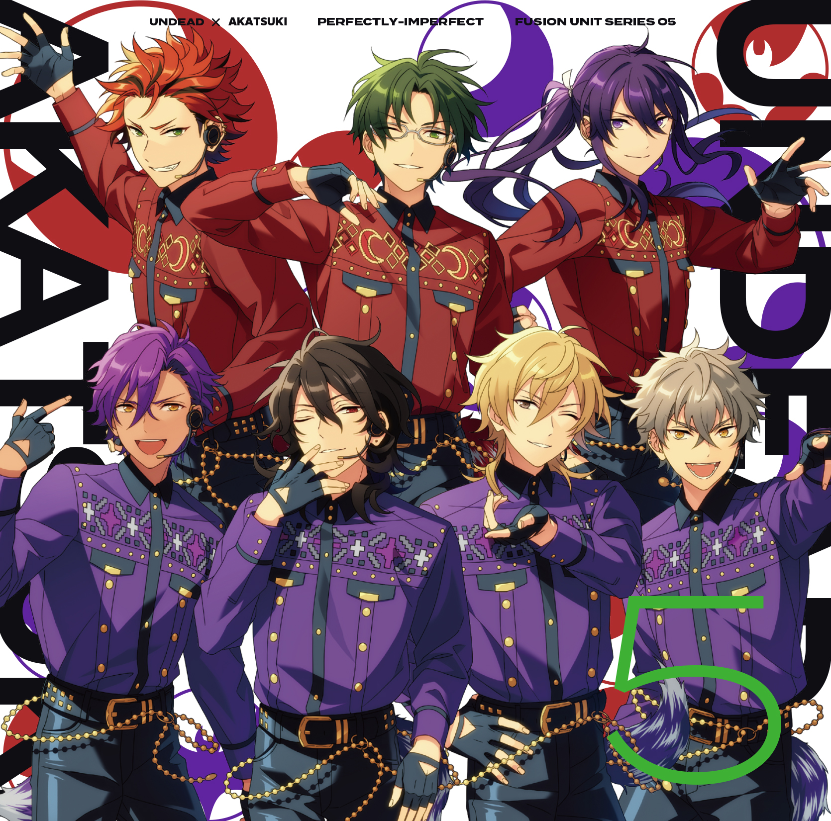 「あんスタ」UNDEAD × 紅月 新曲に「紅蓮華」作曲者も参加！「FUSION UNIT SONG」第5弾発売決定