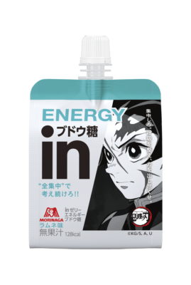 「鬼滅の刃×inゼリー」inゼリー エネルギーブドウ糖　鬼滅の刃「竈門炭治郎」