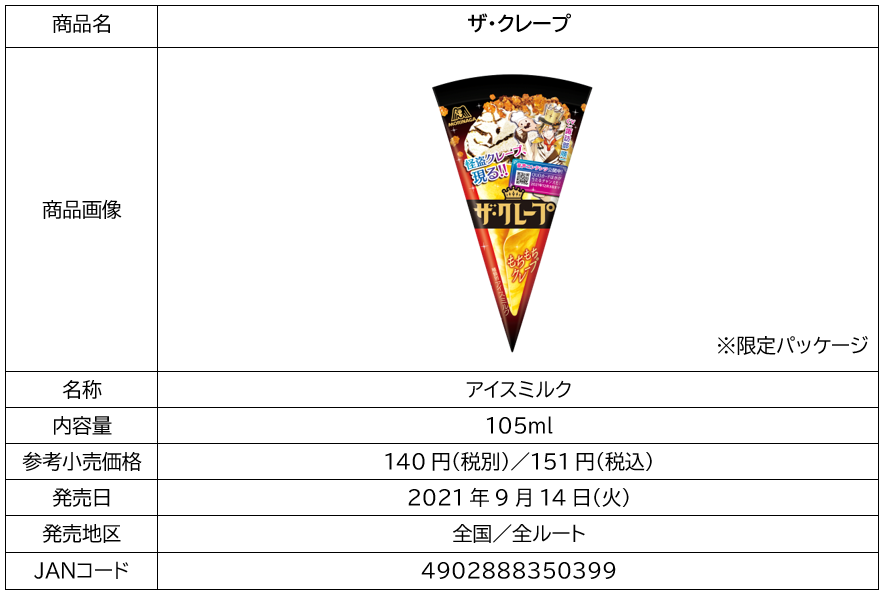 「ザ・クレープ」商品情報