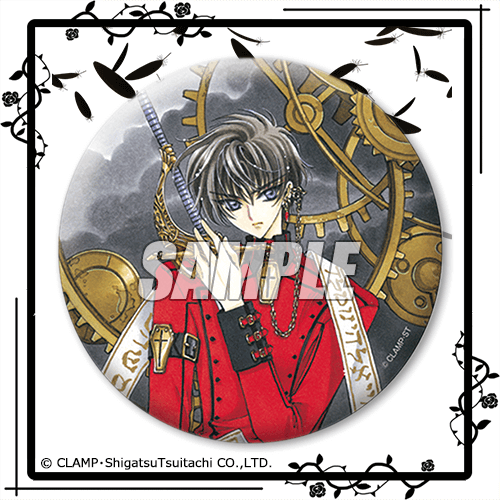 CLAMP「X-エックス-」オンラインくじ D賞：75mm缶バッジ