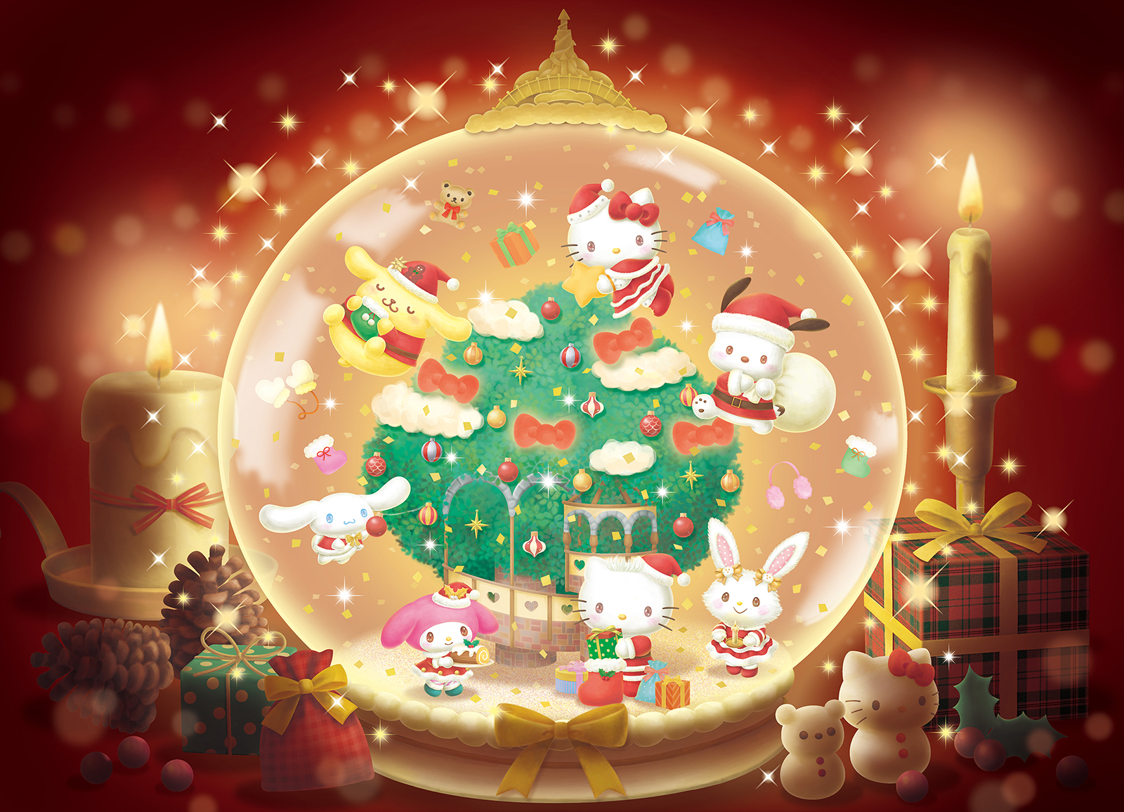 「サンリオピューロランド」クリスマスイベント開催決定！入場した瞬間からクリスマス気分