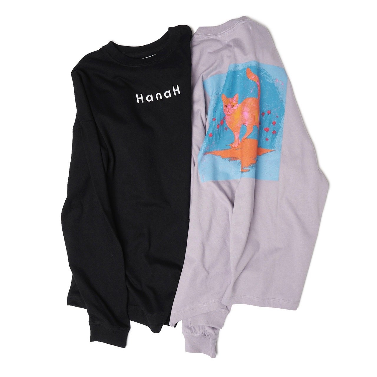 HanaH×藍にいなMISO BIG LONG SLEEVE TEE