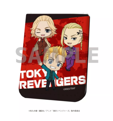 「TSUTAYA・東京リベンジャーズ スーツVer.描き下ろしPOP UP SHOP」レザーフセンブック　ミニキャラ　全2種