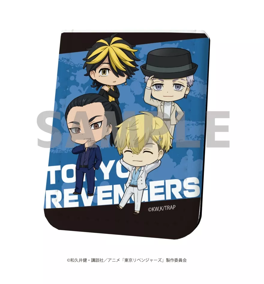 「TSUTAYA・東京リベンジャーズ スーツVer.描き下ろしPOP UP SHOP」レザーフセンブック ミニキャラ 全2種