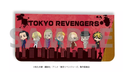 「TSUTAYA・東京リベンジャーズ スーツVer.描き下ろしPOP UP SHOP」キャラグラスケース　ミニキャラ