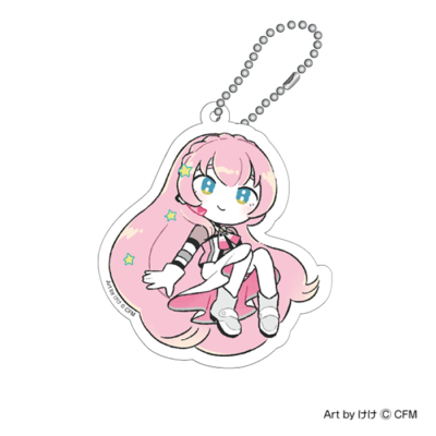 【初音ミク GALAXY LIVE 2021】受注限定 アクリルキーホルダーセット けけVer.巡音ルカ