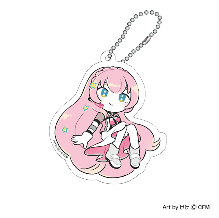 【初音ミク GALAXY LIVE 2021】受注限定 アクリルキーホルダーセット けけVer.巡音ルカ