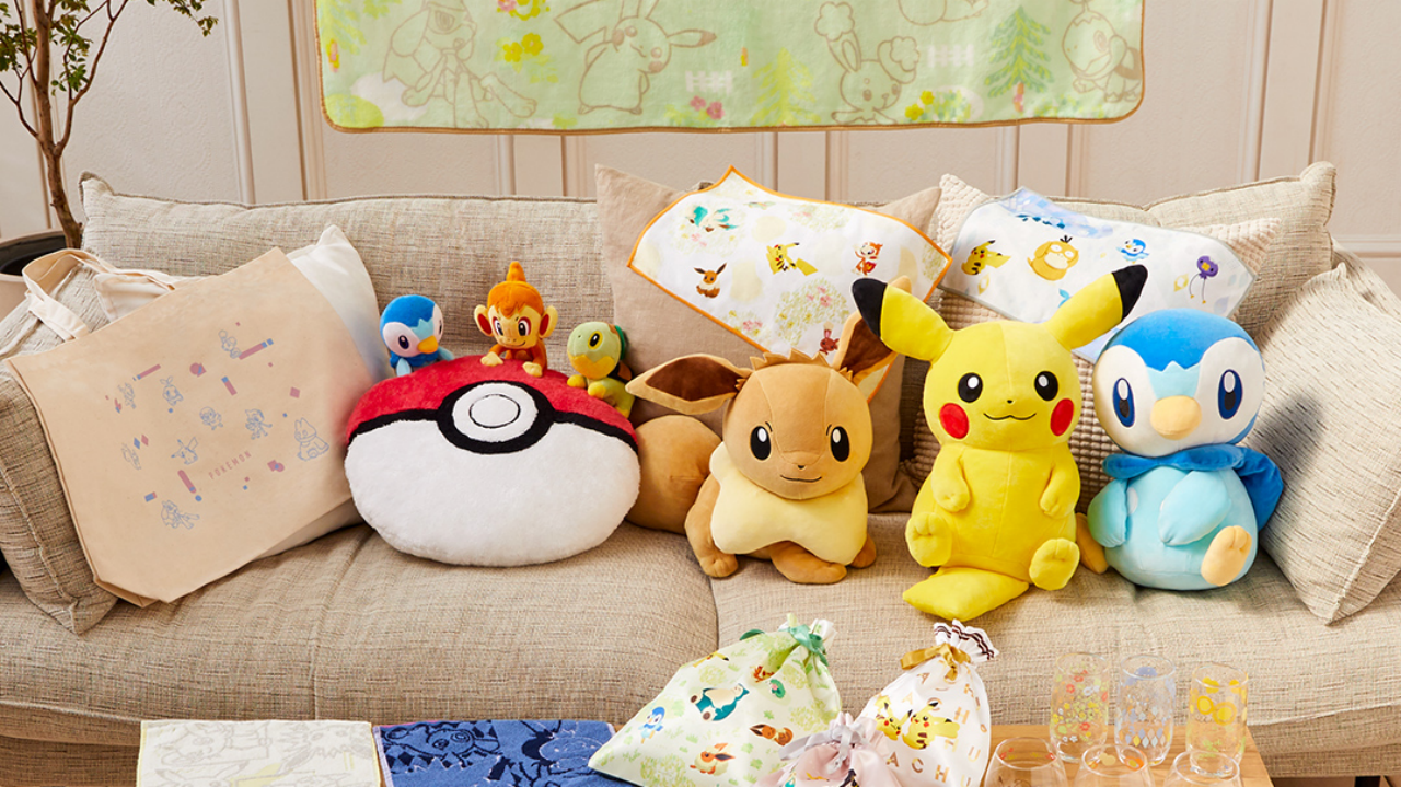 「ポケモン ダイパリメイク×一番くじ」11月17日発売！A賞はふわもこゲームクッション