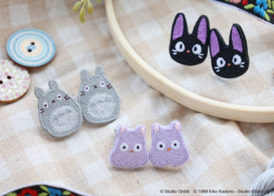 もりのぽんぽね「刺繍アクセサリーシリーズ」イヤアクセ