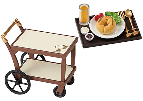 SNOOPY’S HOTEL LIFE スヌーピーミニチュア商品8.Breakfast：Room Service