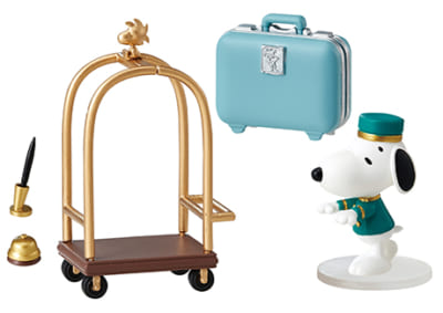 SNOOPY’S HOTEL LIFE スヌーピーミニチュア商品 1.Check-In