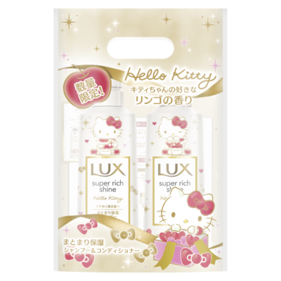 「サンリオ×LUX」コラボ第4弾：ラックススーパーリッチシャイン ポンプペア