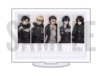 「MAPPA×TSUTAYA　進撃の巨人 The Final Season　原画集発売記念　POP UP SHOP」アクリルボード