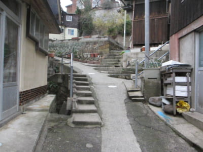 「Free!聖地巡礼」田後神社への道