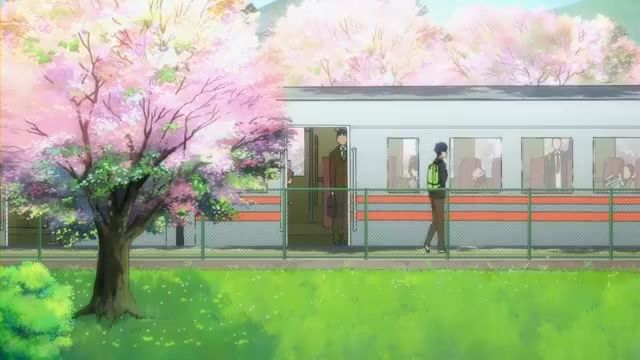 「Free!聖地巡礼」大岩駅（アニメ）