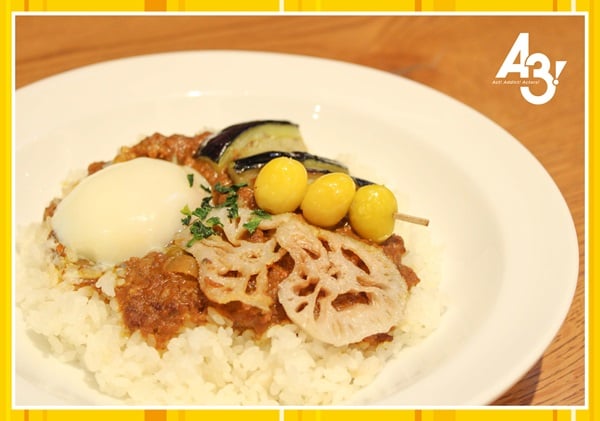 「A3!」×TOWER RECORDS CAFE 古市左京 銀杏風キーマカレー