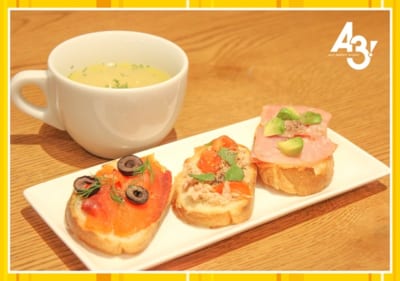 「A3!」×TOWER RECORDS CAFE　高遠丞 称賛を浴びるトレーロカナッペ