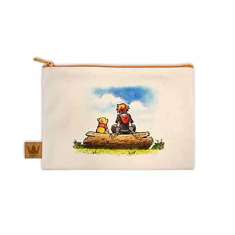 KINGDOM HEARTS SQUARE ENIX OFFICIAL GOODS キングダム ハーツIII / キャンバスポーチ ＜100エーカーの森＞