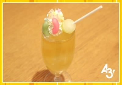 「A3!」×TOWER RECORDS CAFE　三好一成 インステ映えアップルグリーンティー