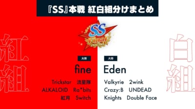 「あんさんぶるスターズ！！」SS本戦の大型イベント　紅白メンバー