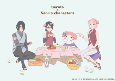 「NARUTO＆BORUTO×サンリオ」コラボイラスト：マイメロディ②