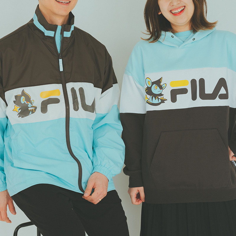 「FILA」とコラボしたアパレルアイテム