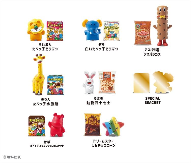 ミニチュアフィギュア 全8種