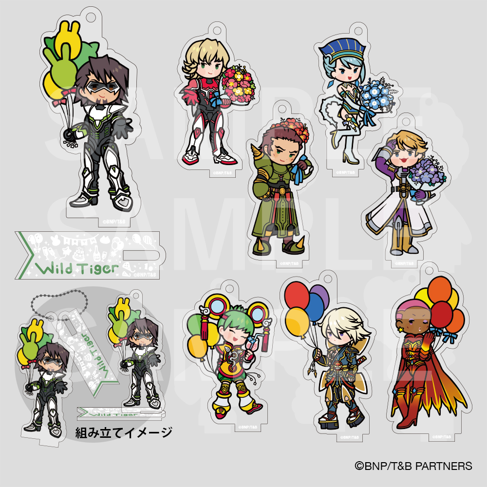 「TIGER & BUNNY HERO FESTA in サンシャイン60展望台」トレーディングアクリルスタンドチャーム