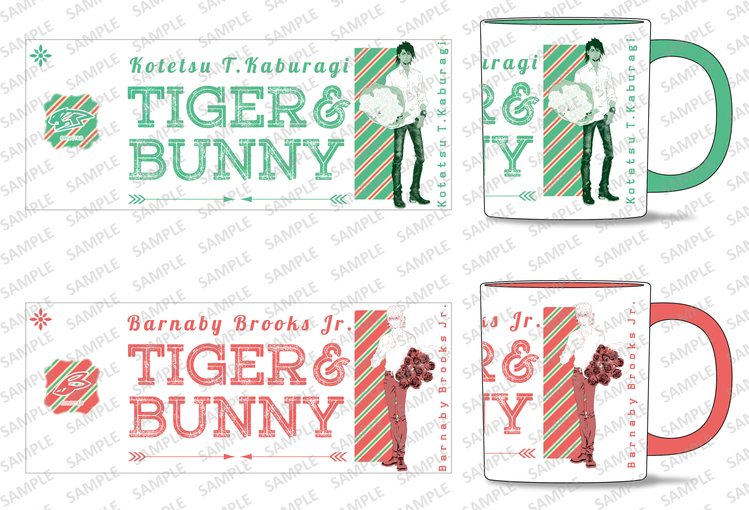 TIGER & BUNNY マグカップ バラver.