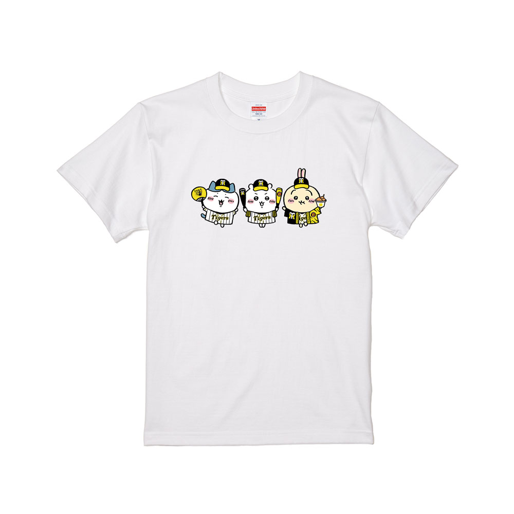 「ちいかわ×阪神タイガース×心斎橋PARCO」Tシャツ（S、M、L、XL）