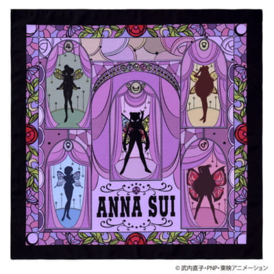 「セーラームーン×ANNA SUI」セーラー5戦士モチーフ スカーフ