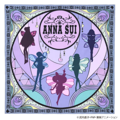 「セーラームーン×ANNA SUI」セーラーちびムーン＆外部太陽系4戦士モチーフ スカーフ