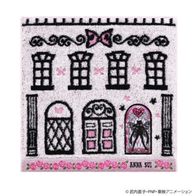 「セーラームーン×ANNA SUI」タオルハンカチ セーラームーン(ピンク／ブラック／ネイビー)