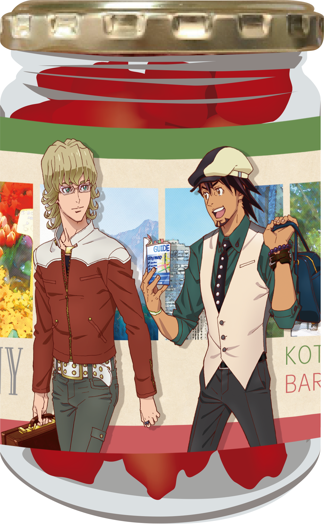 「TIGER & BUNNY×PARCO Travel Market」瓶入りいちごポップコーン