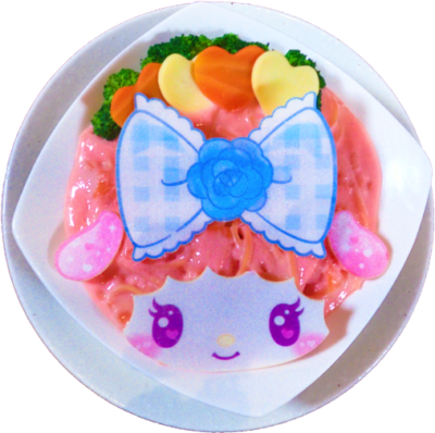 「My Melody Cafe in Akihabara」ピアノちゃんパスタ