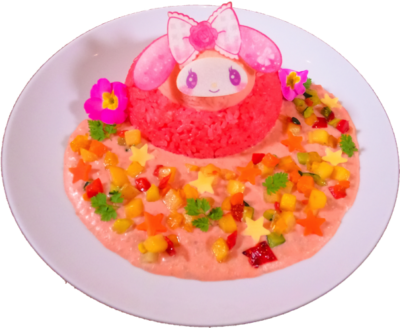 「My Melody Cafe in Akihabara」マイメロディカレーライス