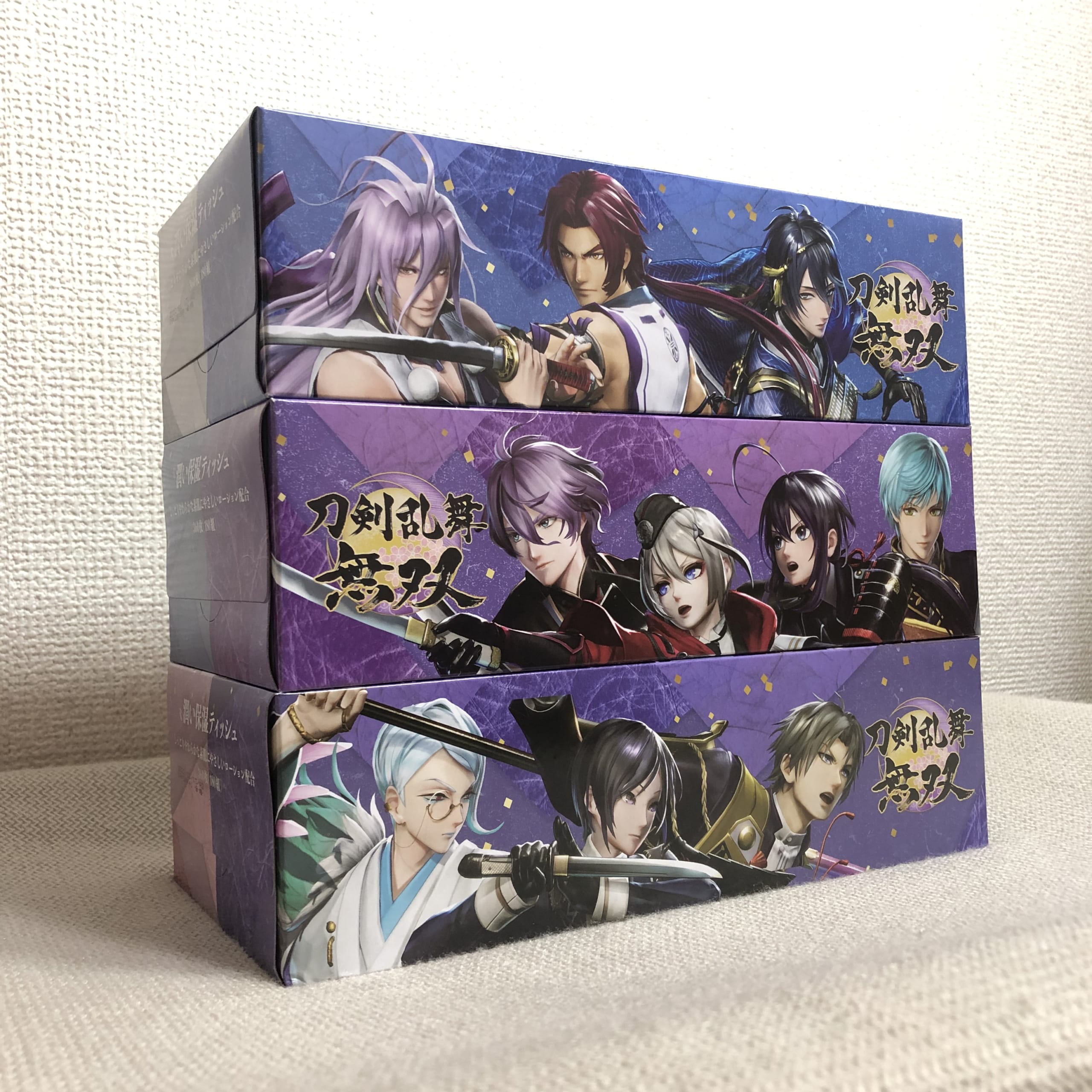 「刀剣乱舞無双×ドンキ」保湿ティッシュ購入レポート：開封画像③